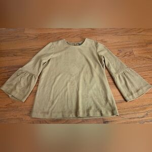 J. Mclaughlin Small Faux Suede Bell Sleeve Sweater